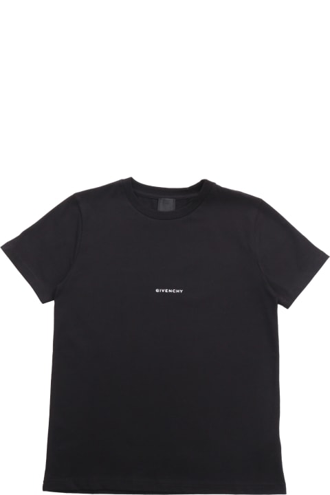 キッズ新着アイテム Givenchy Black T-shirt With Logo