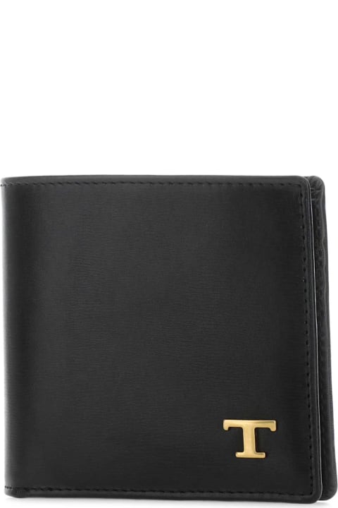 メンズ新着アイテム Tod's Black Leather Wallet