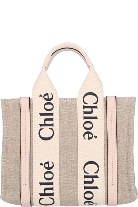 Chloé Bags for Women Chloé 'woody' Small Tote Bag