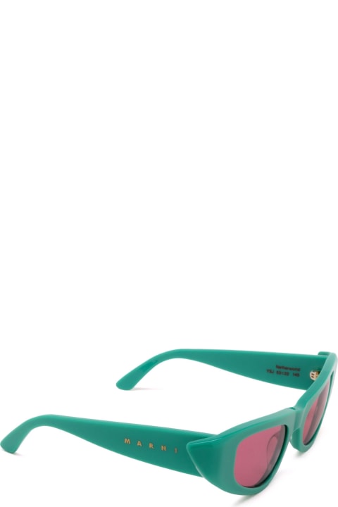 Marni Eyewear Eyewear for Women Marni Eyewear Netherworld Green Sunglasses