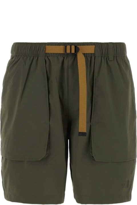Fashion for Men The North Face Army Green Stretch Nylon Class V Bermuda Shorts