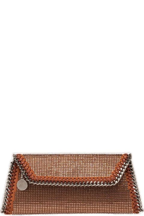 Fashion for Women Stella McCartney Falabella Embellished Chain-linked Clutch Bag