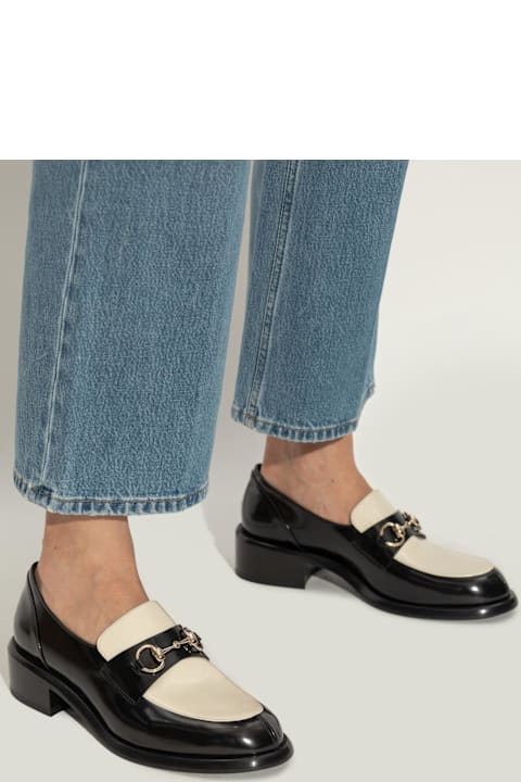 Gucci Leather Shoes With Logo