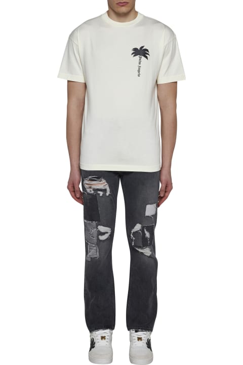 Palm Angels Jeans for Men Palm Angels Destroyed Jeans