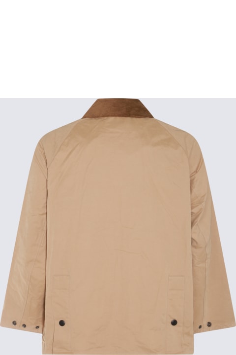 Coats & Jackets for Men Barbour Beige Cotton Blend Bedale Coat