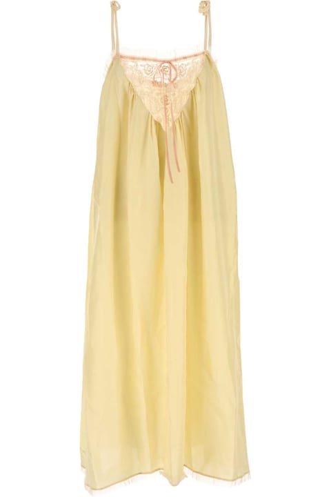 Chloé for Men Chloé Pastel Yellow Silk Dress
