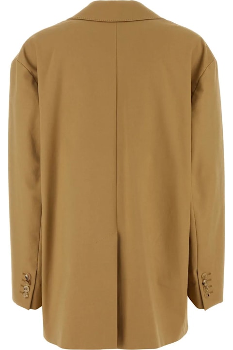 Homeware Max Mara Camel Stretch Cotton Monica Blazer
