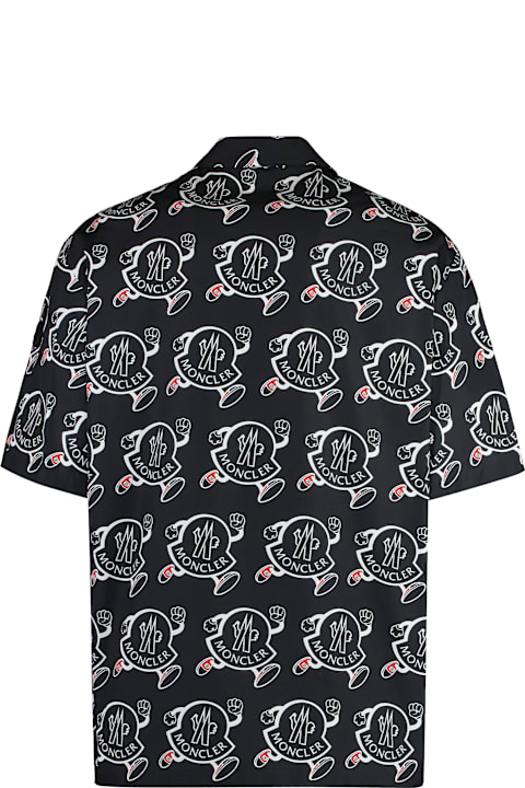Moncler Shirts for Men Moncler Printed Cotton Shirt