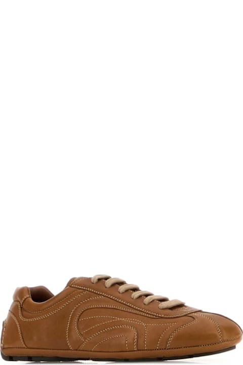 Prada Caramel Nappa Leather Montecarlo Re-edition 2005 Sneakers