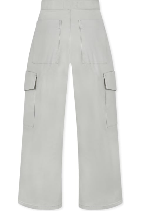 Calvin Klein for Kids Calvin Klein Beige Trousers For Girl With Logo