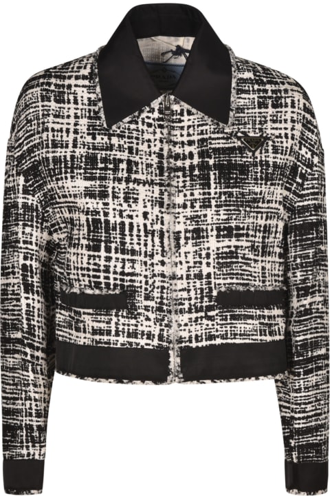 Prada for Women Prada Tweed Cropped Jacket