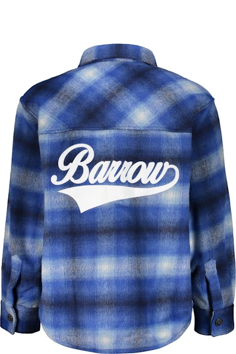 أدوات منزلية Barrow Long Sleeve Checked Blue Shirt