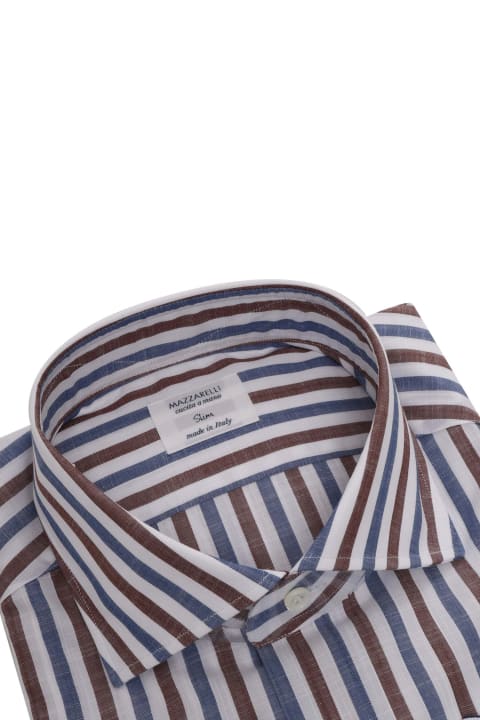 Mazzarelli Shirts for Men Mazzarelli Striped Shirt