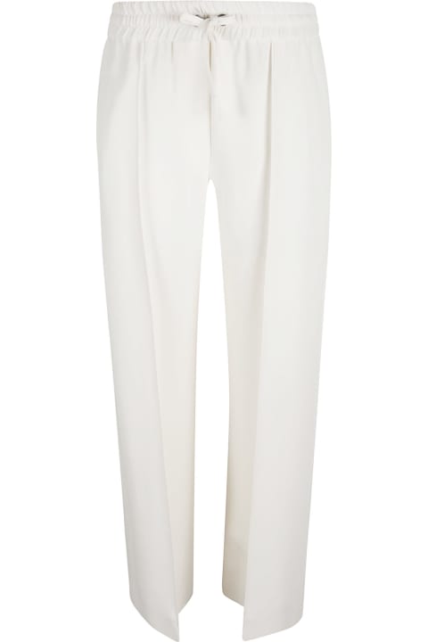 Homeware Brunello Cucinelli Drawstring Waist Straight Leg Plain Track Pants