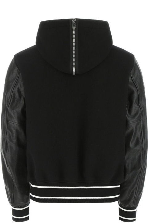 Coats & Jackets for Men Givenchy Black Wool Blend Bomber Jacket