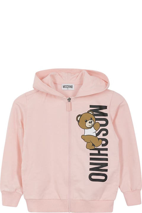 Moschino Sweaters & Sweatshirts for Girls Moschino Cappuccio Zip