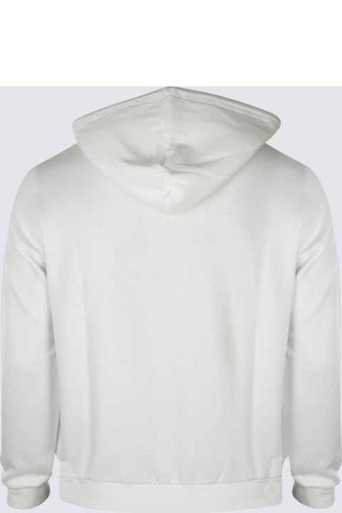 Eleventy Sweaters for Men Eleventy White Cotton Sweatshirt