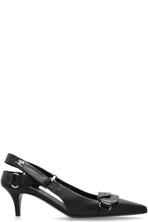 Courrèges Shoes for Women Courrèges Racer Pointed-toe Slingback Pumps