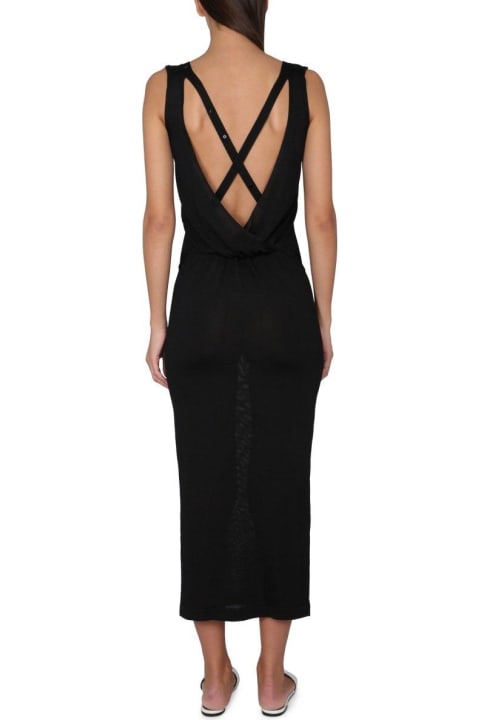 Homeware Tom Ford Sleeveless Back Crisscross Midi Dress