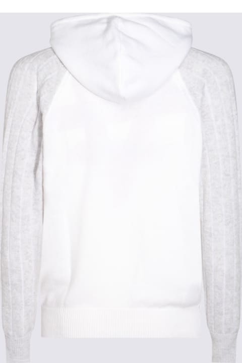 Eleventy لـ Men Eleventy White Wool Knitwear