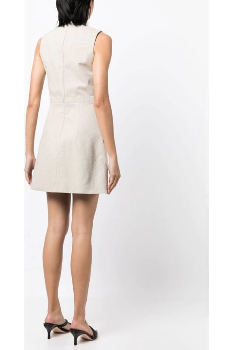 Patou Dresses for Women Patou Beige Cotton A-line Minidress