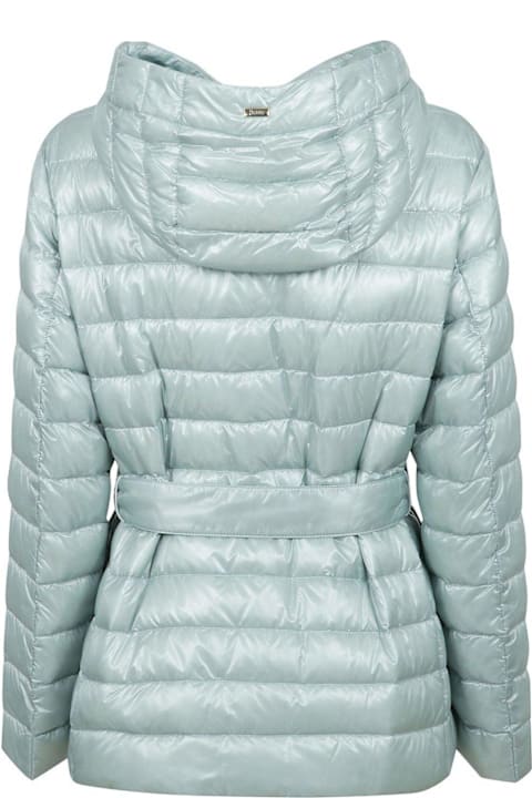 Herno for Women Herno Hooded Belted Waist Puffer Jacket