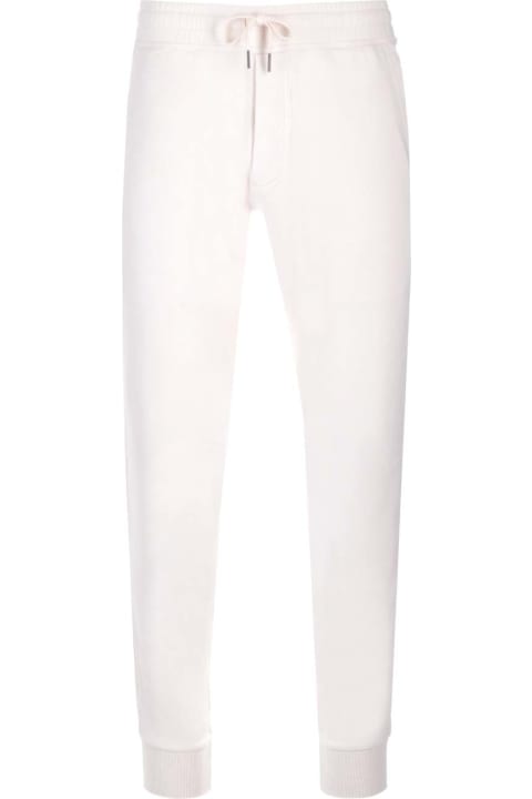 Fleeces & Tracksuits for Men Tom Ford White Lounge Trousers