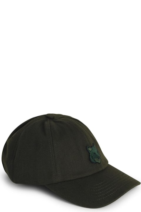 Homeware Maison Kitsuné Green Cotton Cap