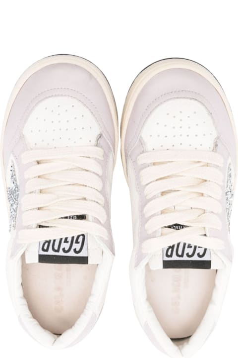 Golden Goose for Boys Golden Goose Suede Leather Shoes With Star
