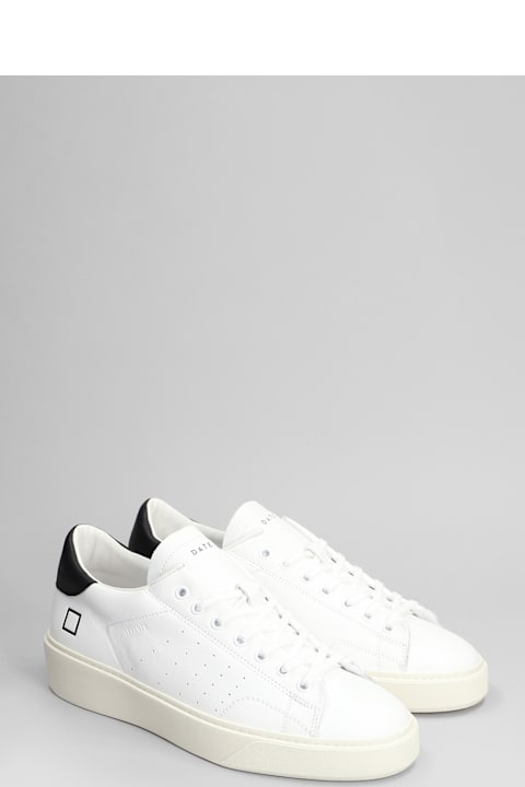 D.A.T.E. Sneakers for Men D.A.T.E. Levante Sneakers In White Leather