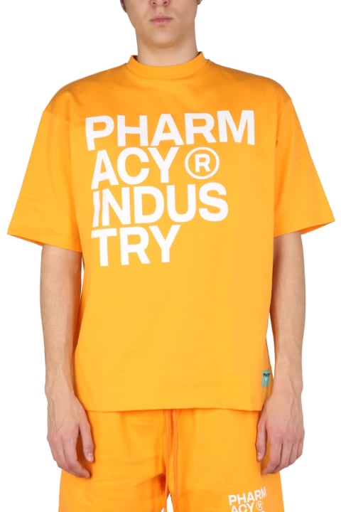 Pharmacy Industry Topwear for Men Pharmacy Industry Logo Print T-shirt