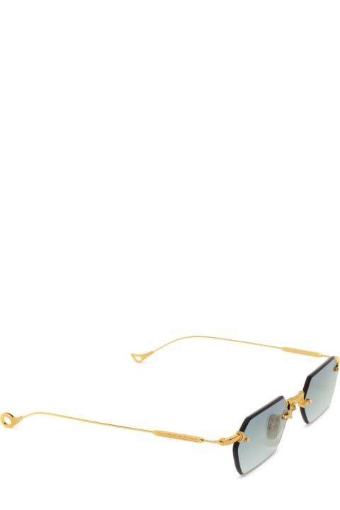 Accessories for Women Eyepetizer Tank Gold Sunglasses