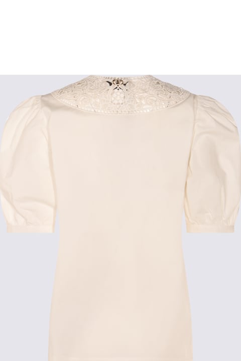 TwinSet for Women TwinSet Beige Cotton Top
