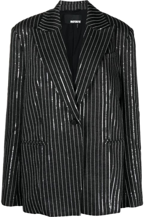 Rotate by Birger Christensen Clothing for Women Rotate by Birger Christensen Sequin Twill Blazer