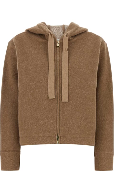 Max Mara for Women Max Mara Caramel Wool And Cashmere Abilita Sweatshirt