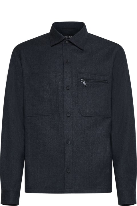 Zegna الملابس لـ القسم الرجالي Zegna Shirt