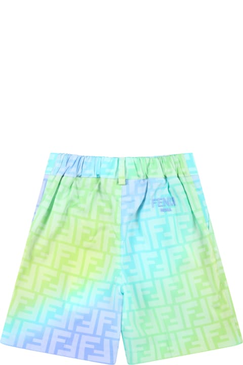 Multicolor Shorts For Baby Boy With Ff