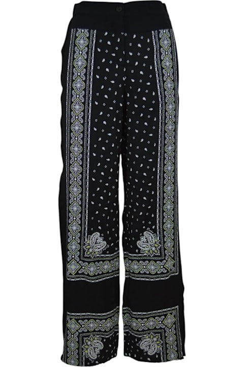 Pinko for Women Pinko Wide Bandana Pattern Pants