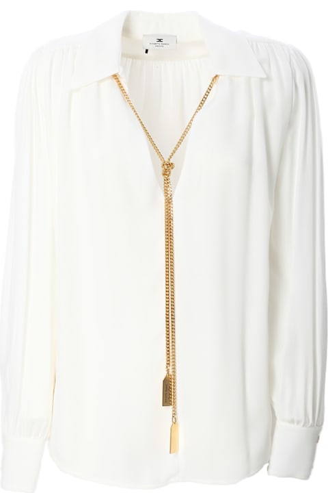 Elisabetta Franchi Topwear for Women Elisabetta Franchi Elisabetta Franchi Shirts Ivory