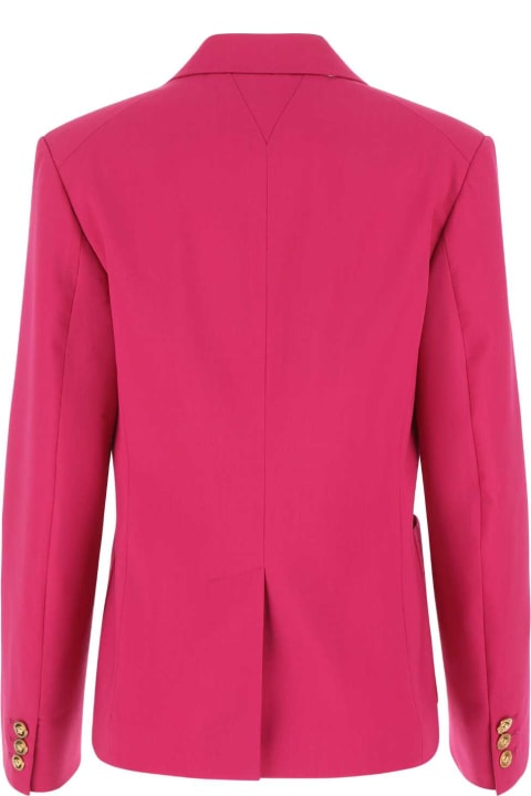 Versace Coats & Jackets for Women Versace Fuchsia Stretch Virgin Wool Blazer