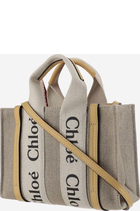 Chloé Shoulder Bags for Women Chloé Mini Woody Tote Bag