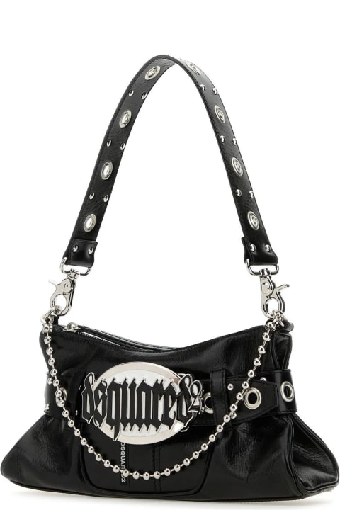Dsquared2 Bags for Women Dsquared2 Gothic Logo Plaque Shoulder Bag