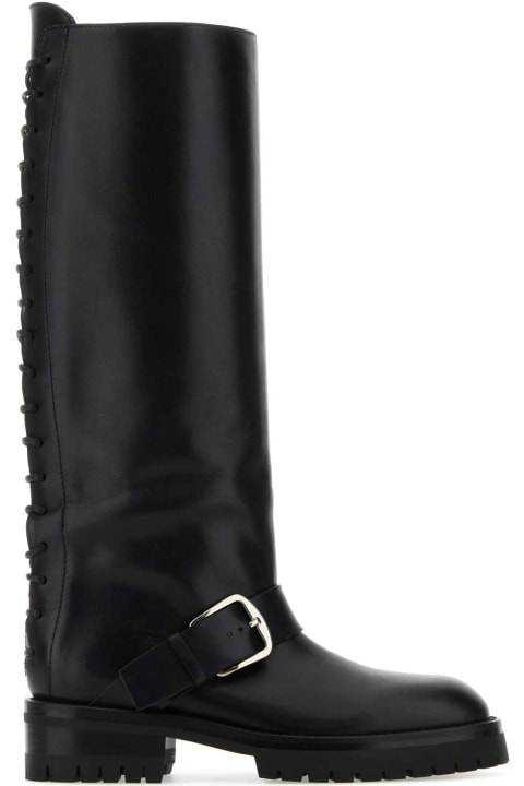 Ann Demeulemeester Boots for Women Ann Demeulemeester Black Leather Ans Boots