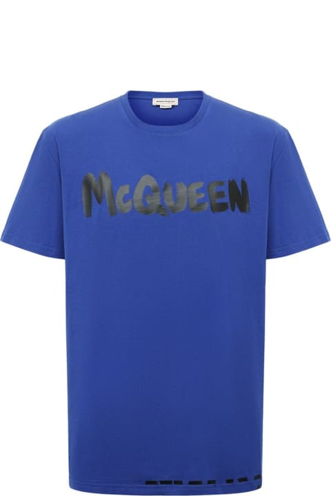 Alexander McQueen Topwear for Men Alexander McQueen Logo T-shirt
