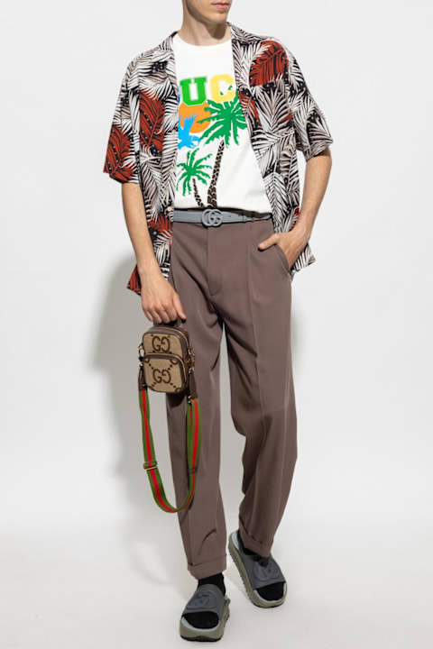Sale for Men Gucci Wool Pleat-front Trousers