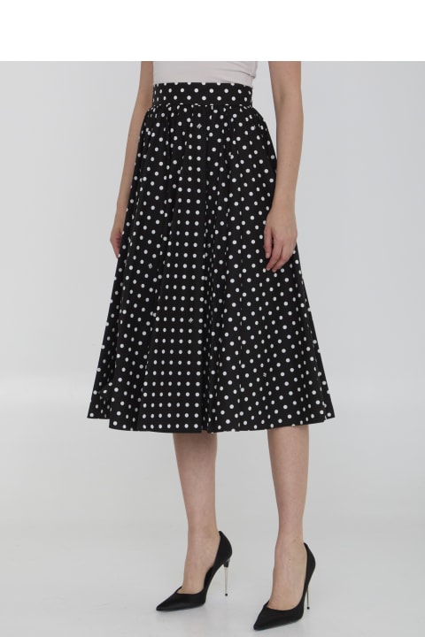 Dolce & Gabbana Sale for Women Dolce & Gabbana Full Skirt With Polka-dot Print