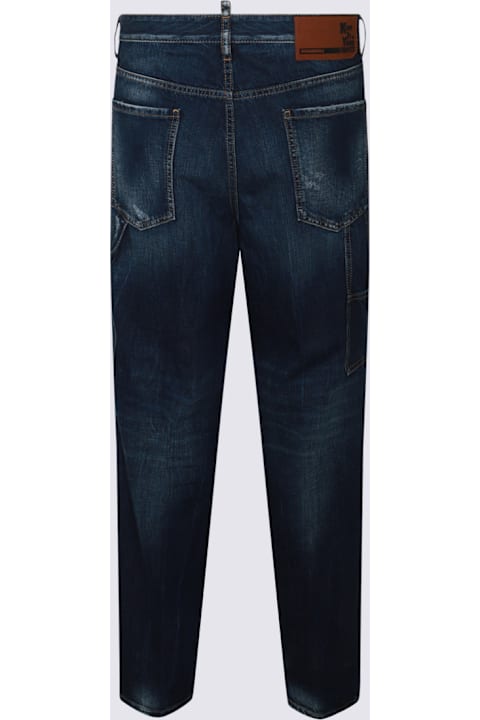 Homeware Dsquared2 Blue Cotton Denim Jeans