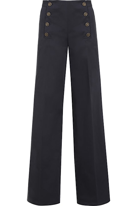 Etro Pants & Shorts for Women Etro Cotton Wide-leg Trousers