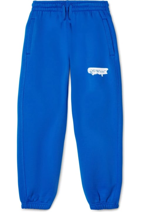 Bottoms for Boys Off-White Off White Trousers Blue