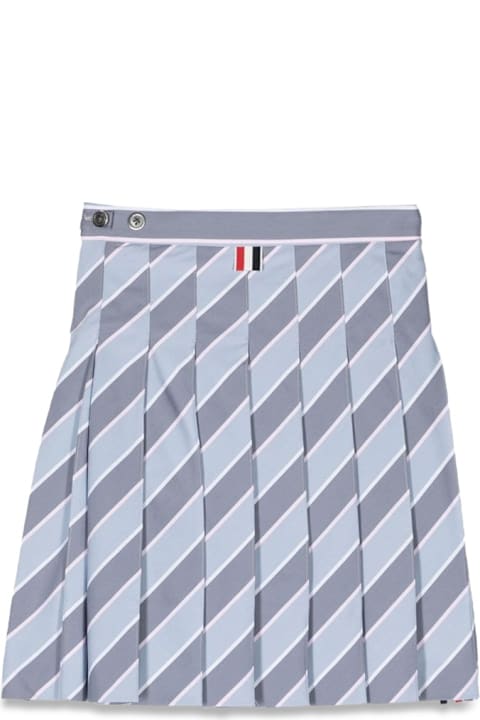 Thom Browne for Kids Thom Browne Pleated Skirt